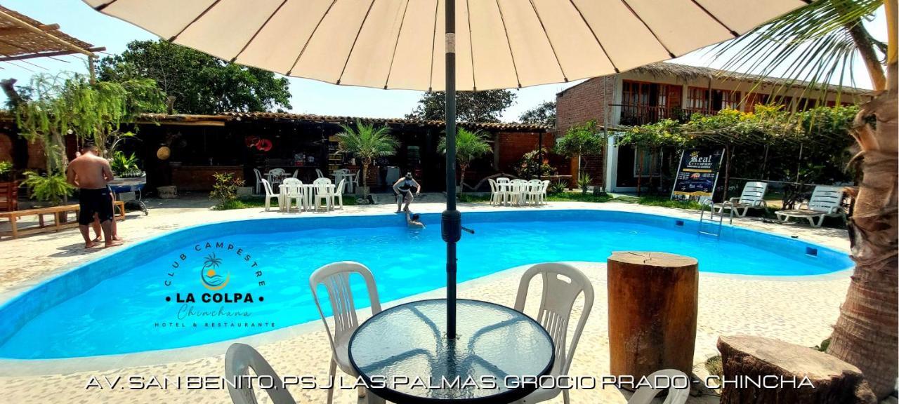La Colpa Otel Chincha Baja Dış mekan fotoğraf